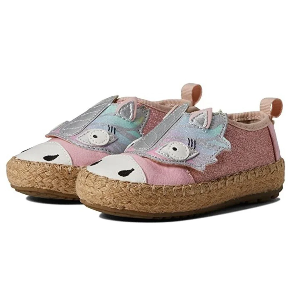 EMU Australia Unicorn Nest Kids US 3 Pink Slip On Round Toe Espadrille JOBB1684